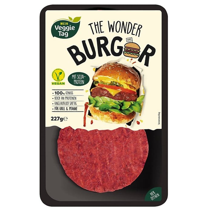 Aldi Wonder Burger Vegan